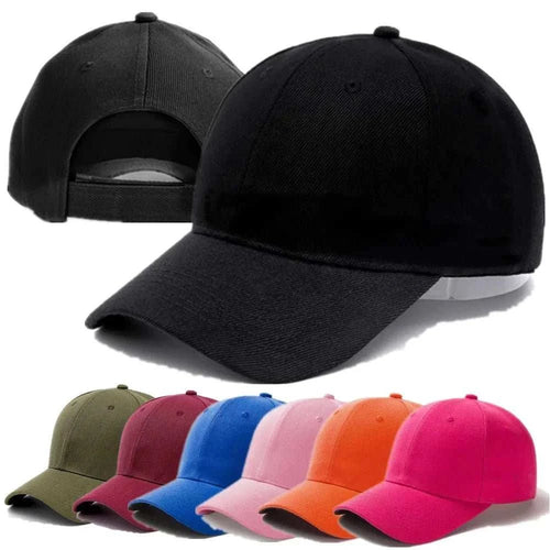 Unisex plain snapback cap with adjustable closure and minimalist design for everyday wear